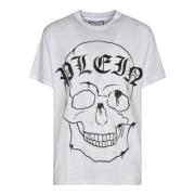 Philipp Plein Vita T-shirts och Polos White, Herr