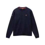 Napapijri Herr B-Badge Sweatshirt Blue, Herr