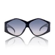 Dior Vintage Pre-owned Plast solglasgon Black, Dam