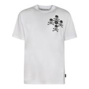 Philipp Plein Vita T-shirts och Polos White, Herr