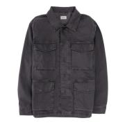 Hartford Militärinspirerad Field Jacket Black, Herr