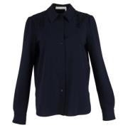 Chloé Pre-owned Pre-owned Polyester toppar Blue, Dam