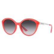 Armani Exchange Röda Acetat Dam Solglasögon Red, Dam