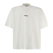 Bonsai Vit Bomull T-shirt med Logotyp White, Herr