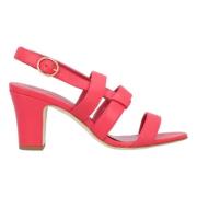 Manolo Blahnik Laeder sandaler Red, Dam