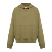 Diesel Sweatshirt S-Macs-Hood-Megoval-D Green, Herr