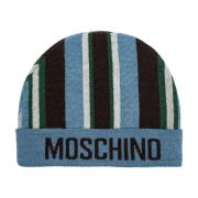 Moschino Hatt med Moschino-logotyp Blue, Unisex