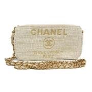 Chanel Vintage Pre-owned Tyg plnbcker White, Dam