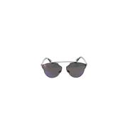 Dior Vintage Pre-owned Tyg solglasgon Gray, Dam