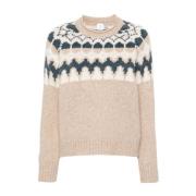 Eleventy Beige Alpaca Wool Sweater Beige, Dam