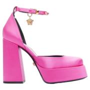 Versace Pre-owned Pre-owned Tyg klackskor Pink, Dam