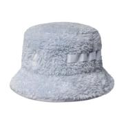 Kangol Blå Shearling Utility Bucket Hatt Blue, Unisex