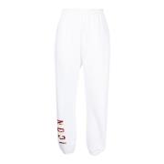 Dsquared2 Logo Track Byxor White, Dam