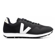 Veja Svarta Avslappnade Tränare Sneakers Black, Herr