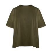 BomBoogie Bomull Khaki Box T-shirt Dam Green, Dam