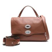 Zanellato Daily Small Tote Bag Brown, Dam