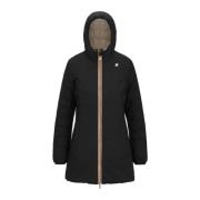 K-Way Polyesterjacka med stil K8134Cw Black, Dam