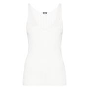 Joseph Vit Satinribbad Tanktop White, Dam