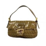 Fendi Vintage Pre-owned Tyg handvskor Brown, Dam