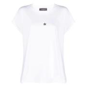 Lorena Antoniazzi Capricorn Kortärmad Vit T-shirt White, Dam