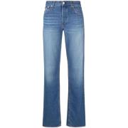 Rag & Bone Blå Straight Jeans Casual Stil Blue, Dam