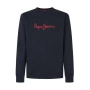 Pepe Jeans New Joe Crew Sweatshirt Blue, Herr