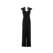 Twinset Damkläder Overall Svart Aw23 Black, Dam