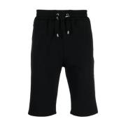 Balmain Ekologiska bomullsshorts Black, Herr