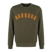 Barbour Bomull Polyester Tröja Green, Herr