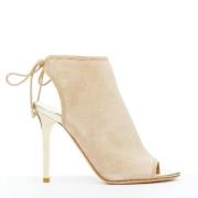 Jimmy Choo Pre-owned Pre-owned Mocka klackskor Beige, Dam