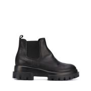 AGL Casual Ankelboots Svart Gummisula Black, Dam