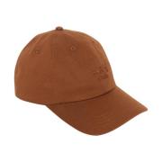 Gestuz Brun Keps med Broderad Logotyp Brown, Dam