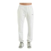 MC2 Saint Barth Bomullsbyxor med stil Bolt010 White, Herr