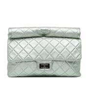 Chanel Vintage Pre-owned Laeder kuvertvskor Gray, Dam