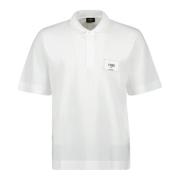 Fendi Broderad Polotröja Vår-Sommar 2024 White, Herr