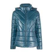 Calvin Klein Blå Puffer & Dunjacka Blue, Dam