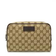 Gucci Vintage Pre-owned Canvas gucci-vskor Beige, Dam