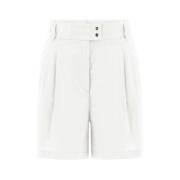 Herno Lätta bomullsstretchshorts White, Dam