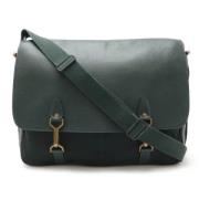 Louis Vuitton Vintage Pre-owned Laeder crossbodyvskor Green, Dam