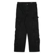 Axel Arigato Utility Cargo Straight Jeans Black, Herr