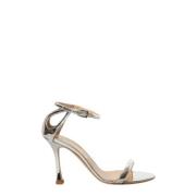 Ninalilou Silver Spegel Juvel Sandal Gray, Dam