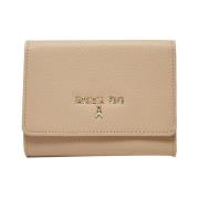 Patrizia Pepe Elegant Beige Läder Plånbok Beige, Dam