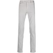 Tramarossa Blå Straight Jeans Casual Stil White, Herr