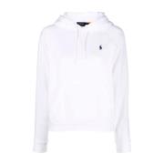 Polo Ralph Lauren Vit Casual Hoodie Tröja White, Dam