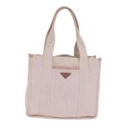 Prada Vintage Pre-owned Canvas prada-vskor Pink, Dam