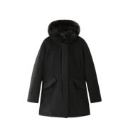 Woolrich Isolerad Parkas för Utomhusäventyr Black, Dam