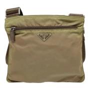 Prada Vintage Pre-owned Tyg prada-vskor Brown, Dam