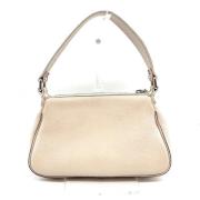 Chanel Vintage Pre-owned Laeder axelremsvskor White, Dam