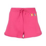 Moschino Casual Rosa Bomullsshorts Pink, Dam