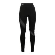 Philipp Plein Svart Avslappnad Bomull Leggings Black, Dam